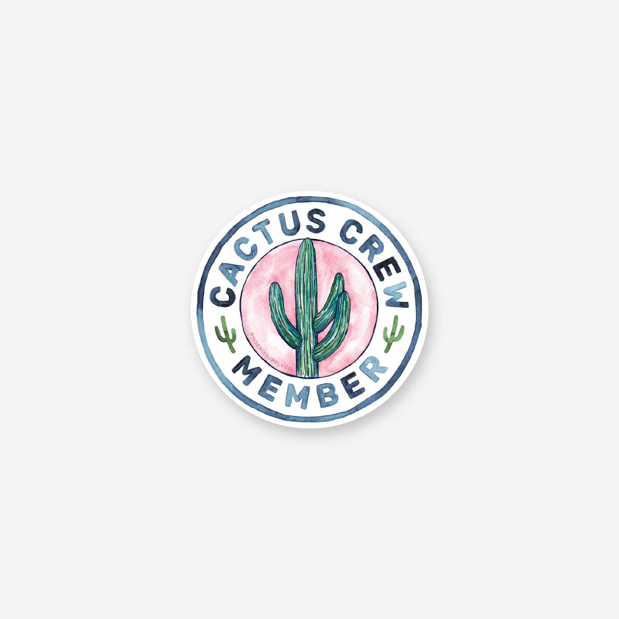 Cactus Crew Vinyl Sticker