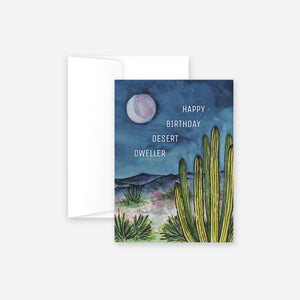 Desert Dweller Birthday Greeting Card