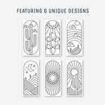 Sunny Days Coloring Bookmark Set