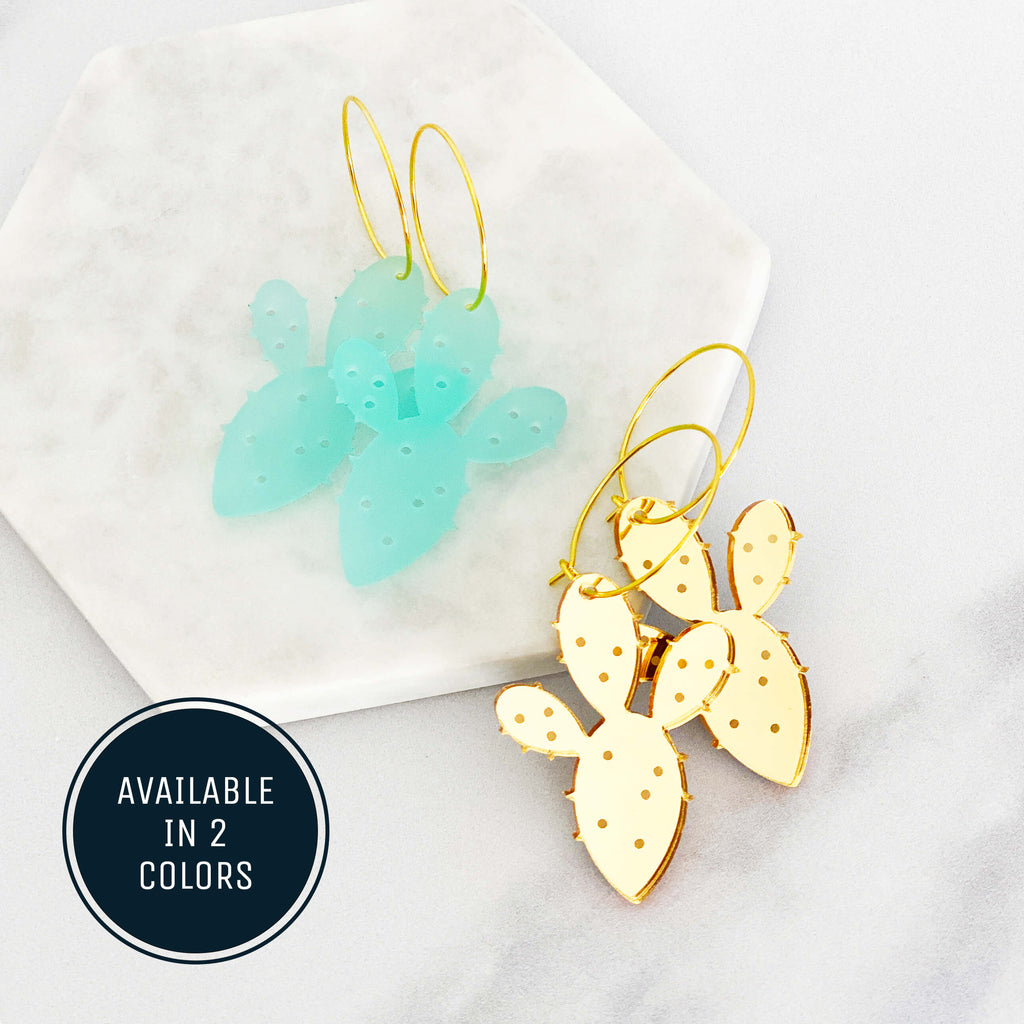 Classic Prickly Pear Hoop Earrings