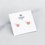 Heart Stud Earrings