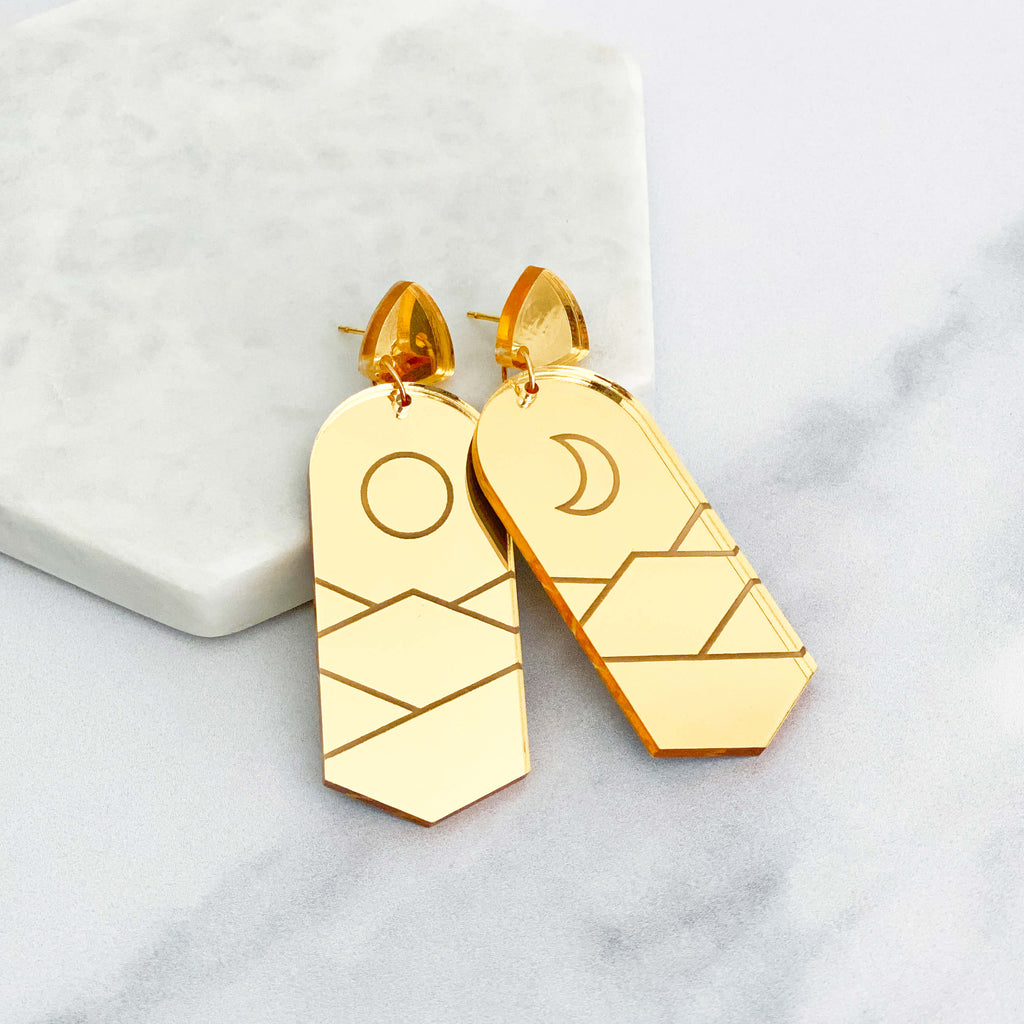 Landscape Arch Dangle Earrings