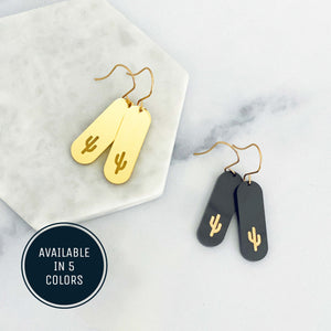 Saguaro Drop Dangle Earrings