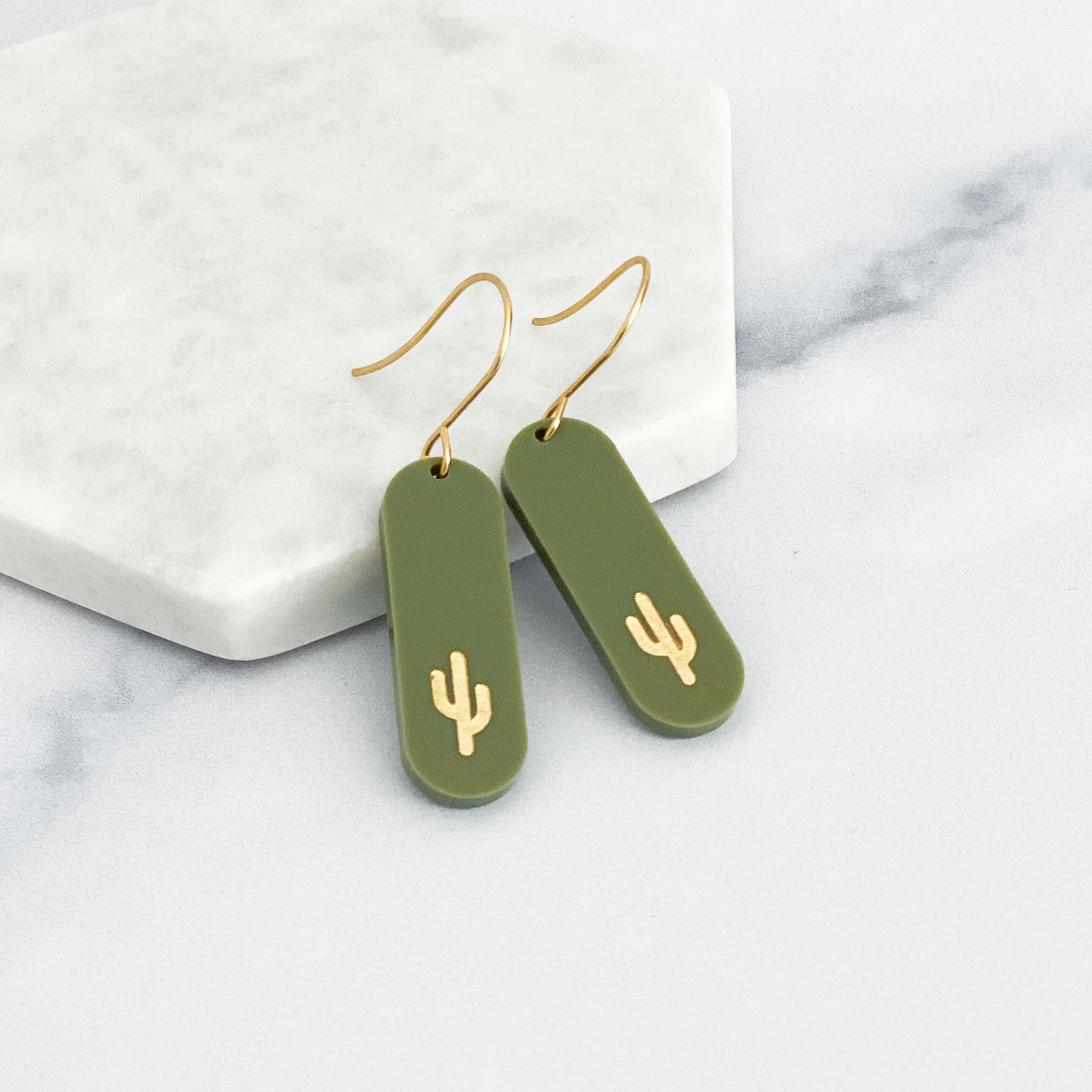 Saguaro Drop Dangle Earrings