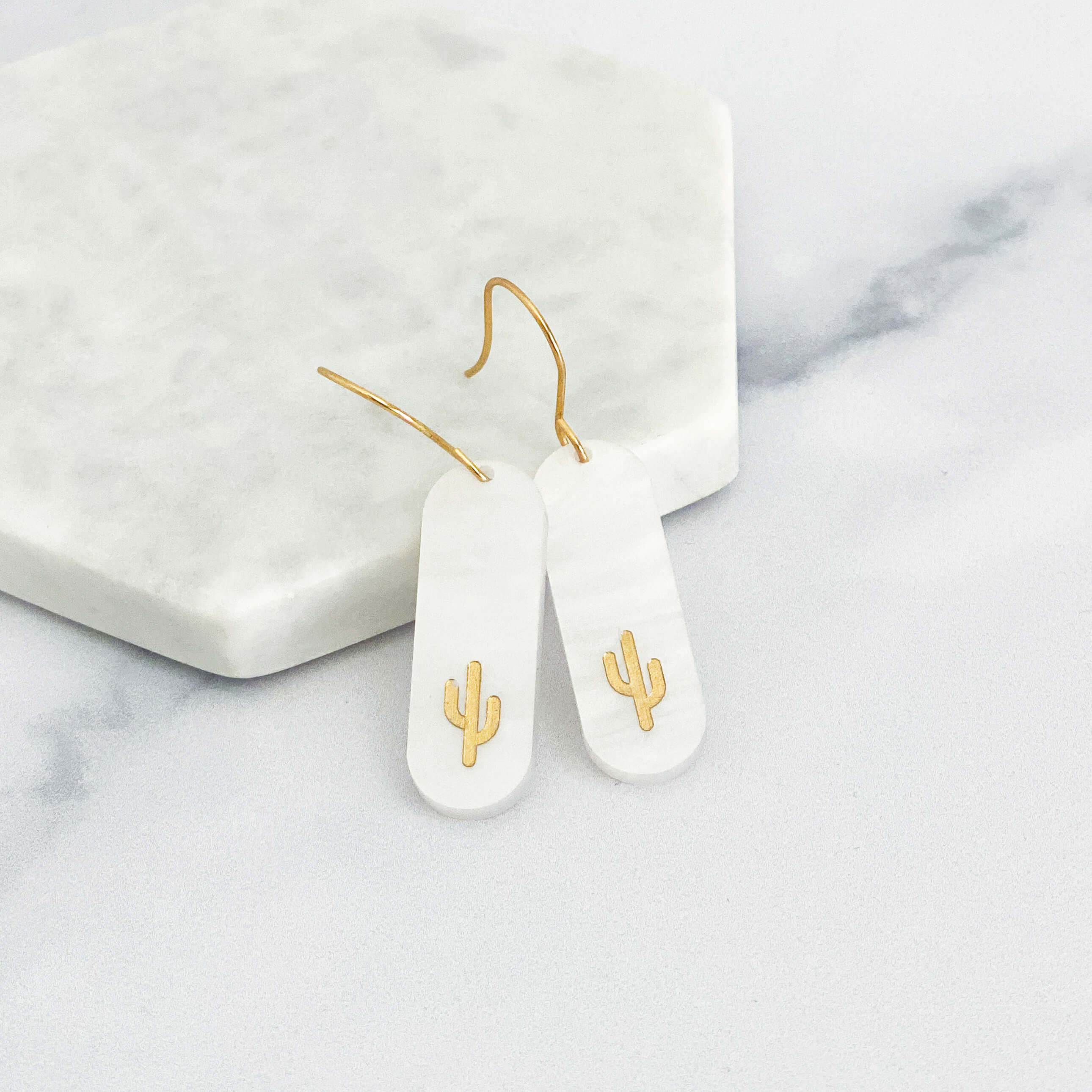 Saguaro Drop Dangle Earrings