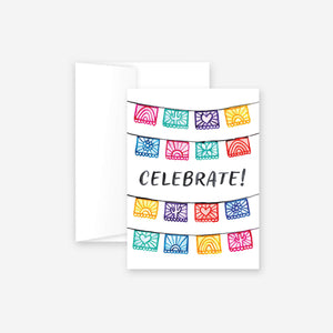 Celebration Flags Greeting Card