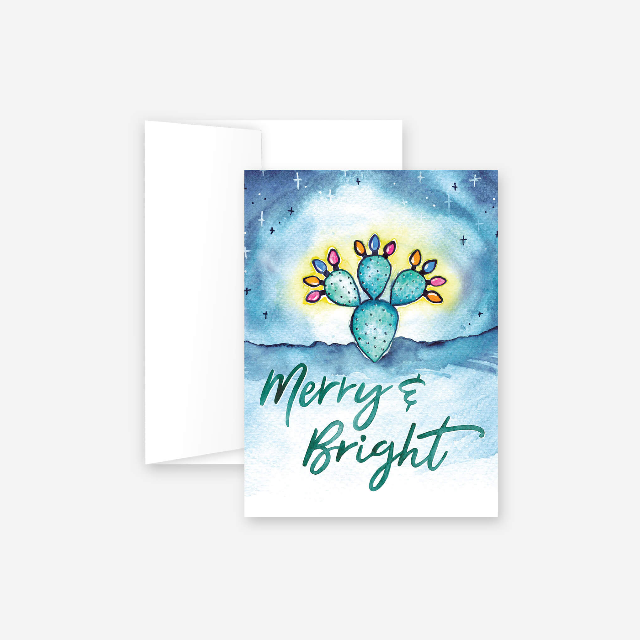 Merry & Bright Holiday Greeting Card