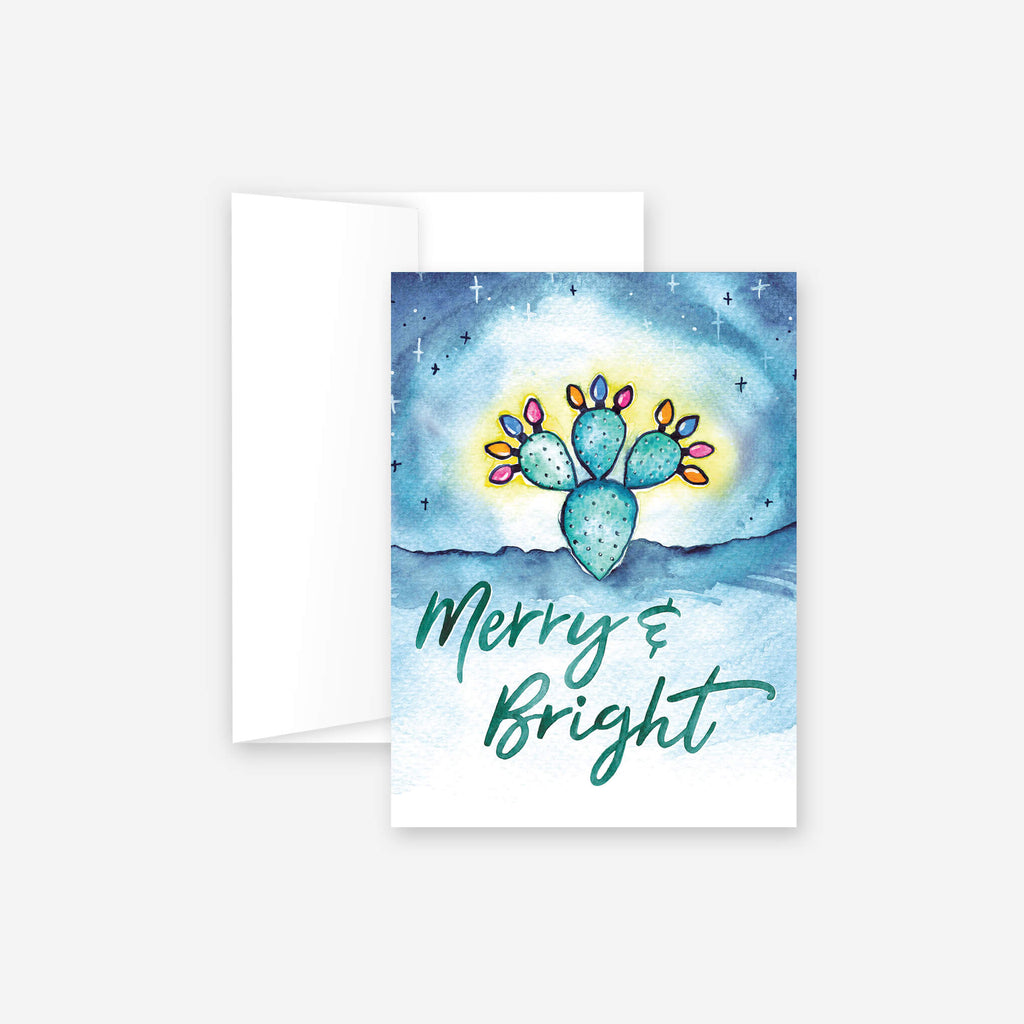 Merry & Bright Holiday Greeting Card