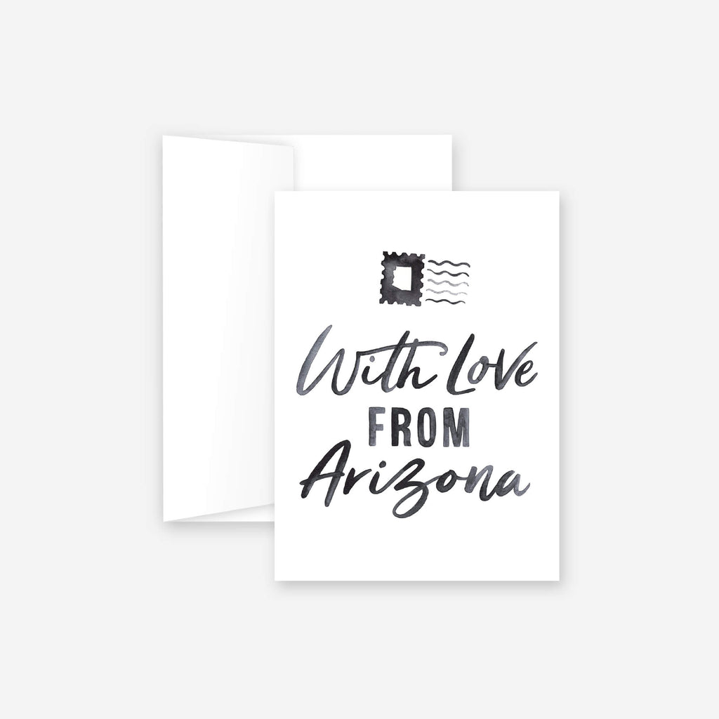 With Love From Arizona Greeting Card