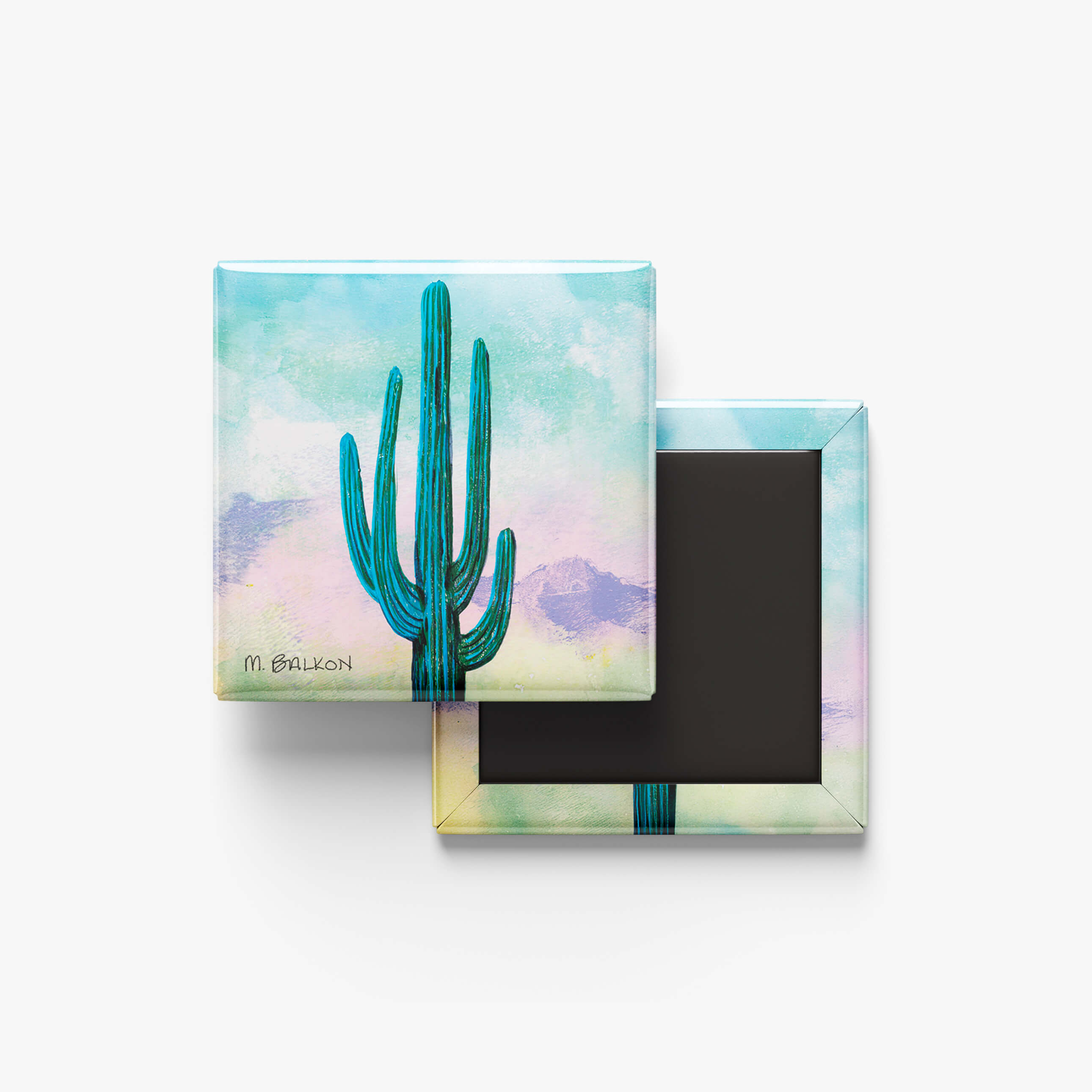Sherbet Saguaro 2" Magnet