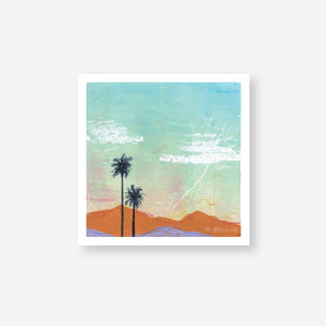 Camelback Palms Mini Art Print