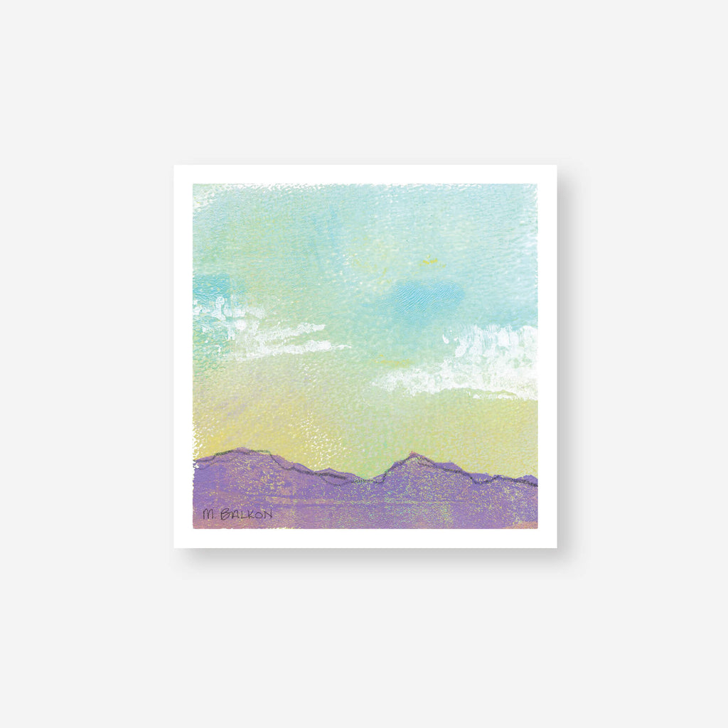 Pastel Sunrise Mini Art Print