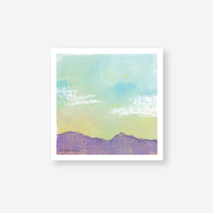 Pastel Sunrise Mini Art Print