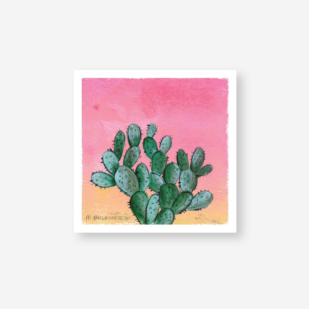 Prickly Sunrise Mini Art Print