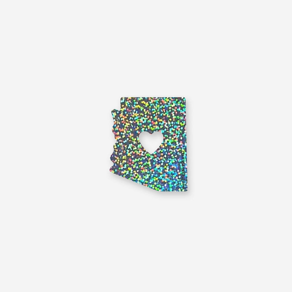 Mini Arizona Glitter Vinyl Sticker