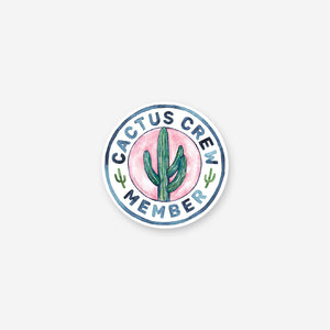 Cactus Crew Vinyl Sticker