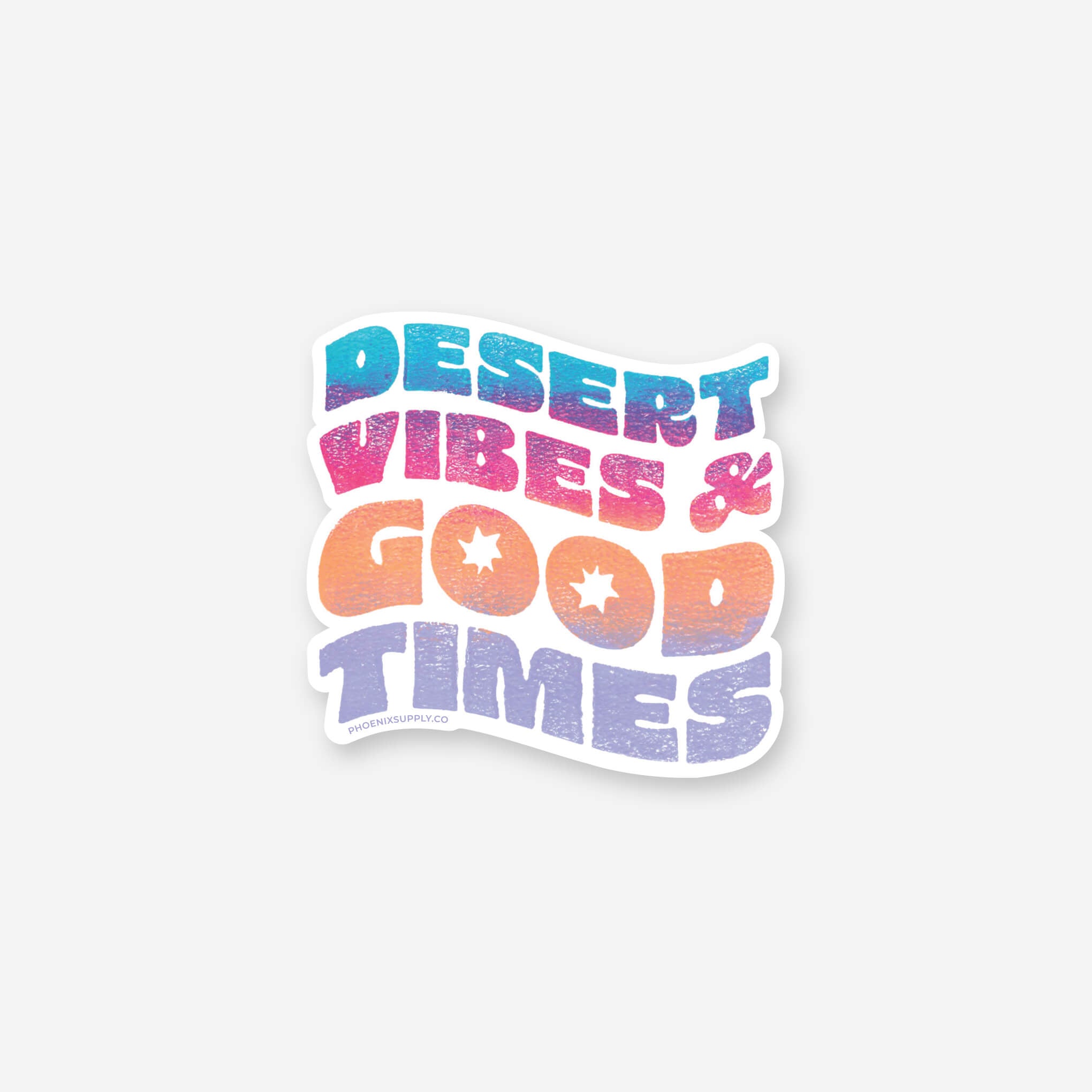 Desert Vibes Vinyl Sticker