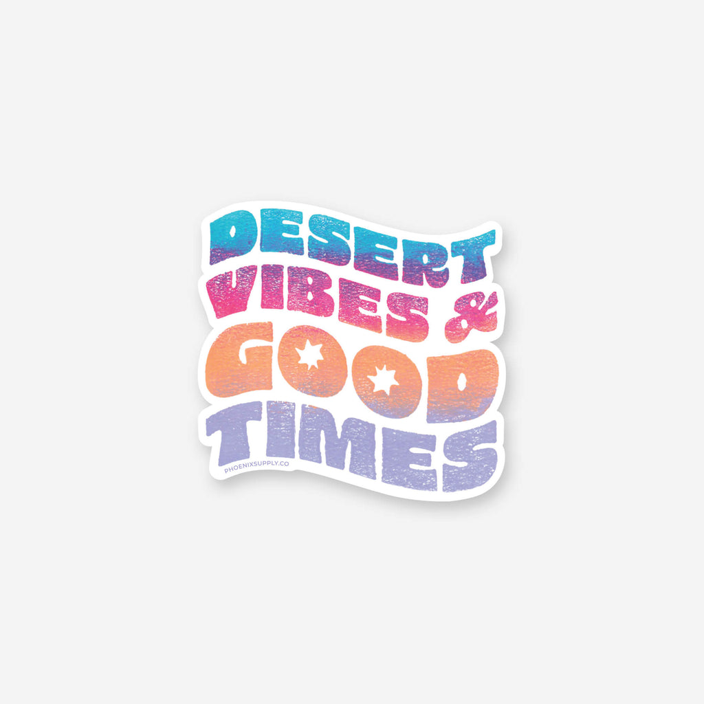 Desert Vibes Vinyl Sticker