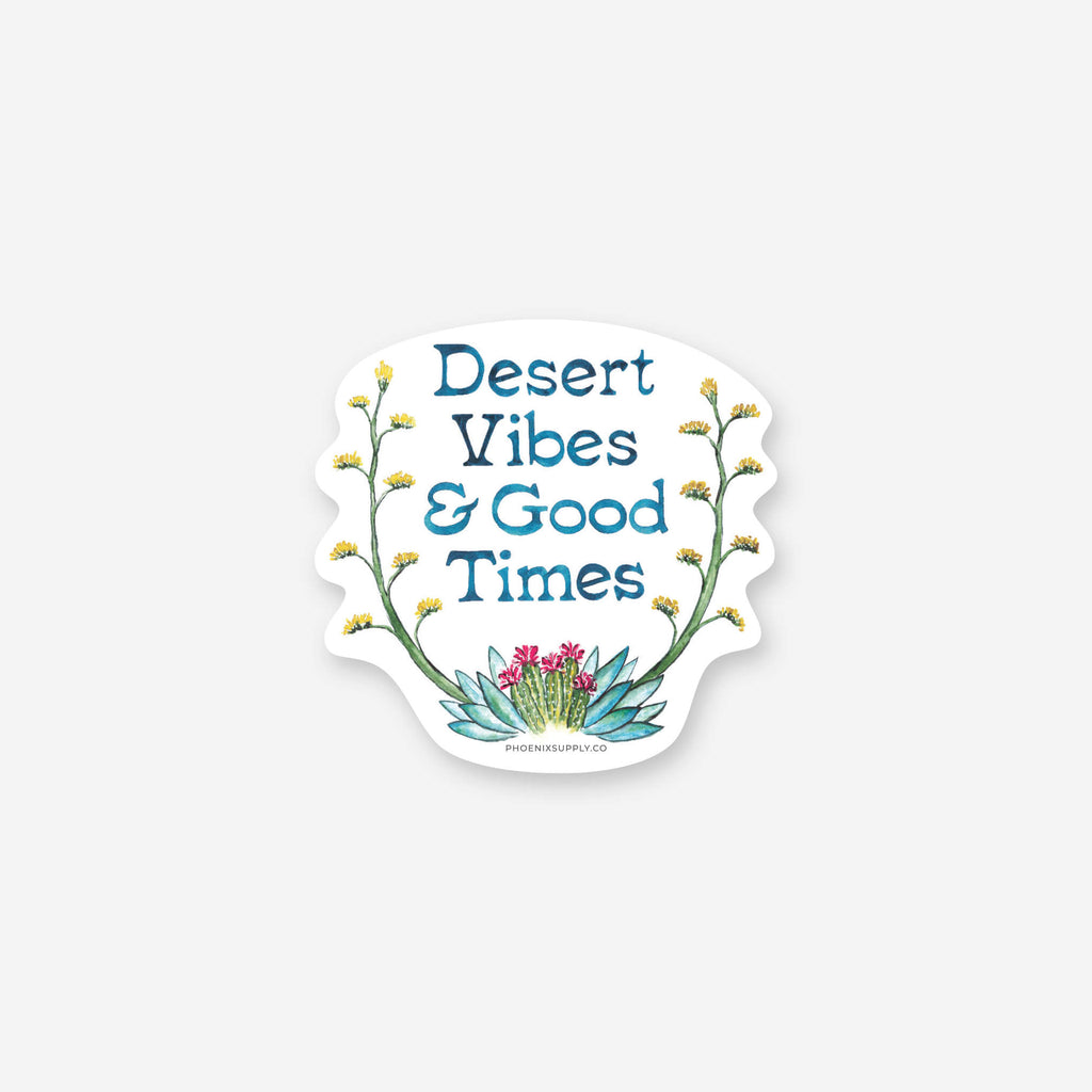 Desert Vibes Vinyl Sticker