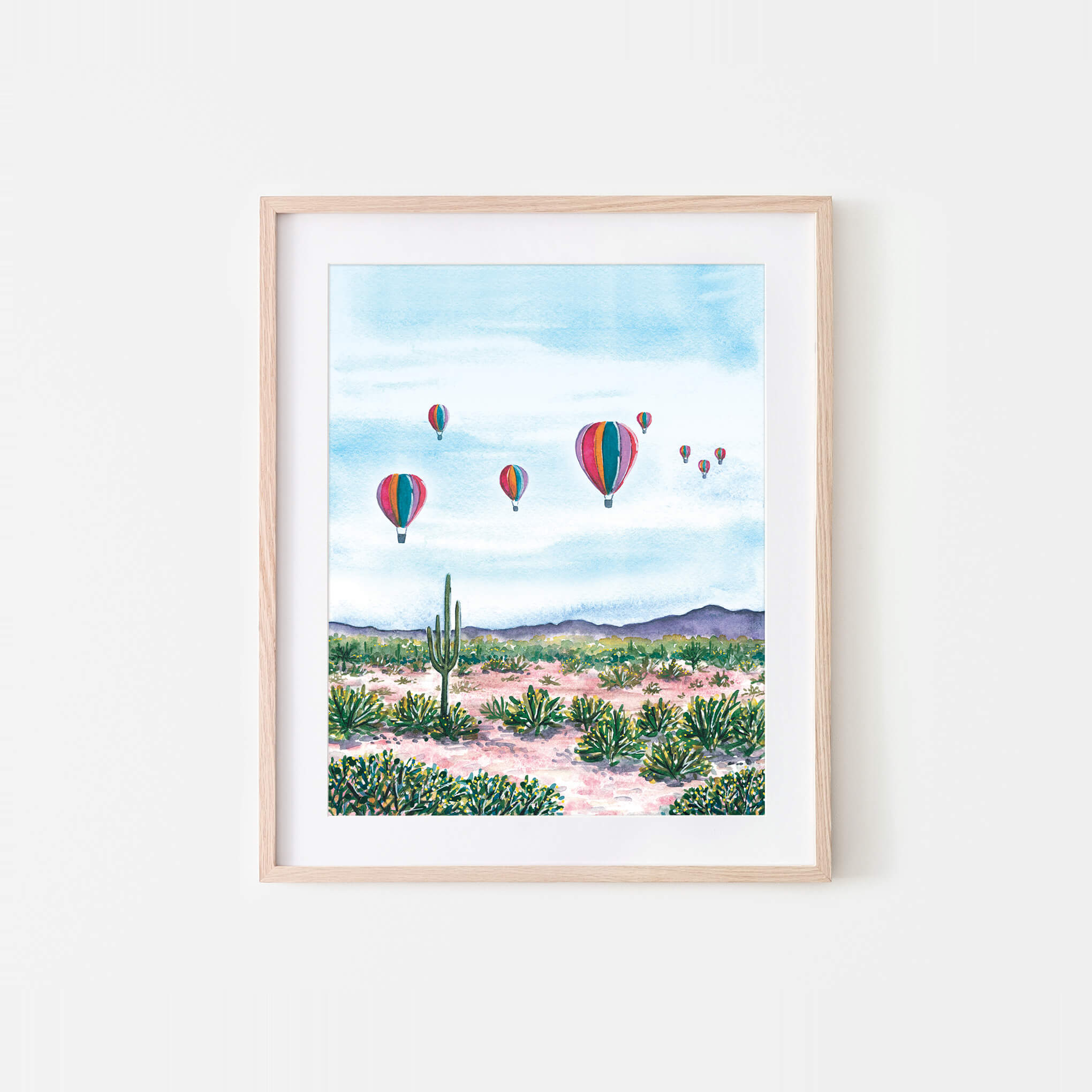 Sonoran Sail Away Watercolor Art Print