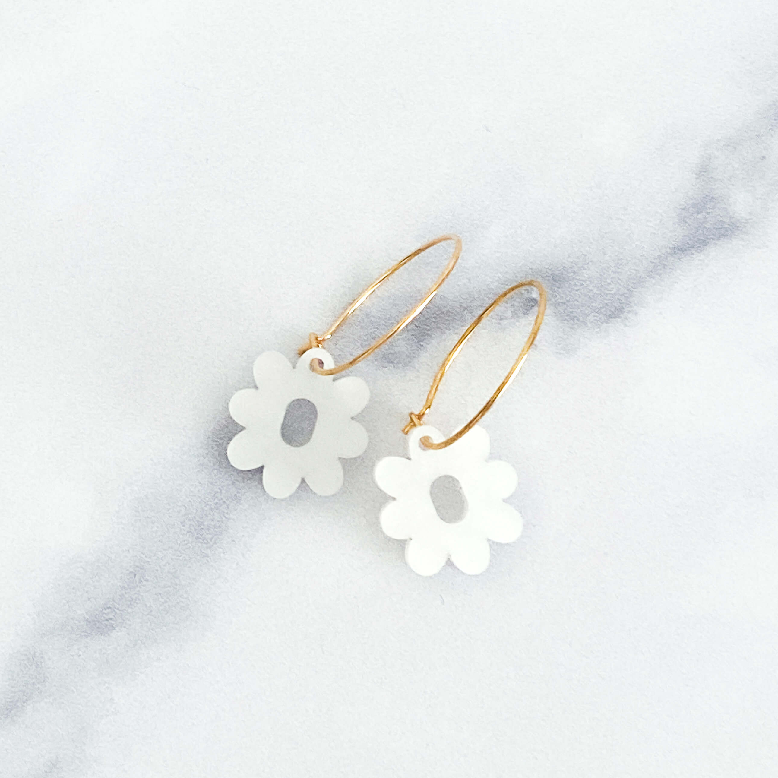 Wildflower Mini Hoop Earrings