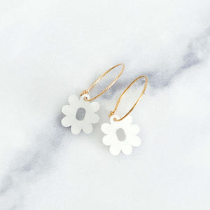 Wildflower Mini Hoop Earrings