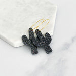 Classic Cactus Hoop Earrings