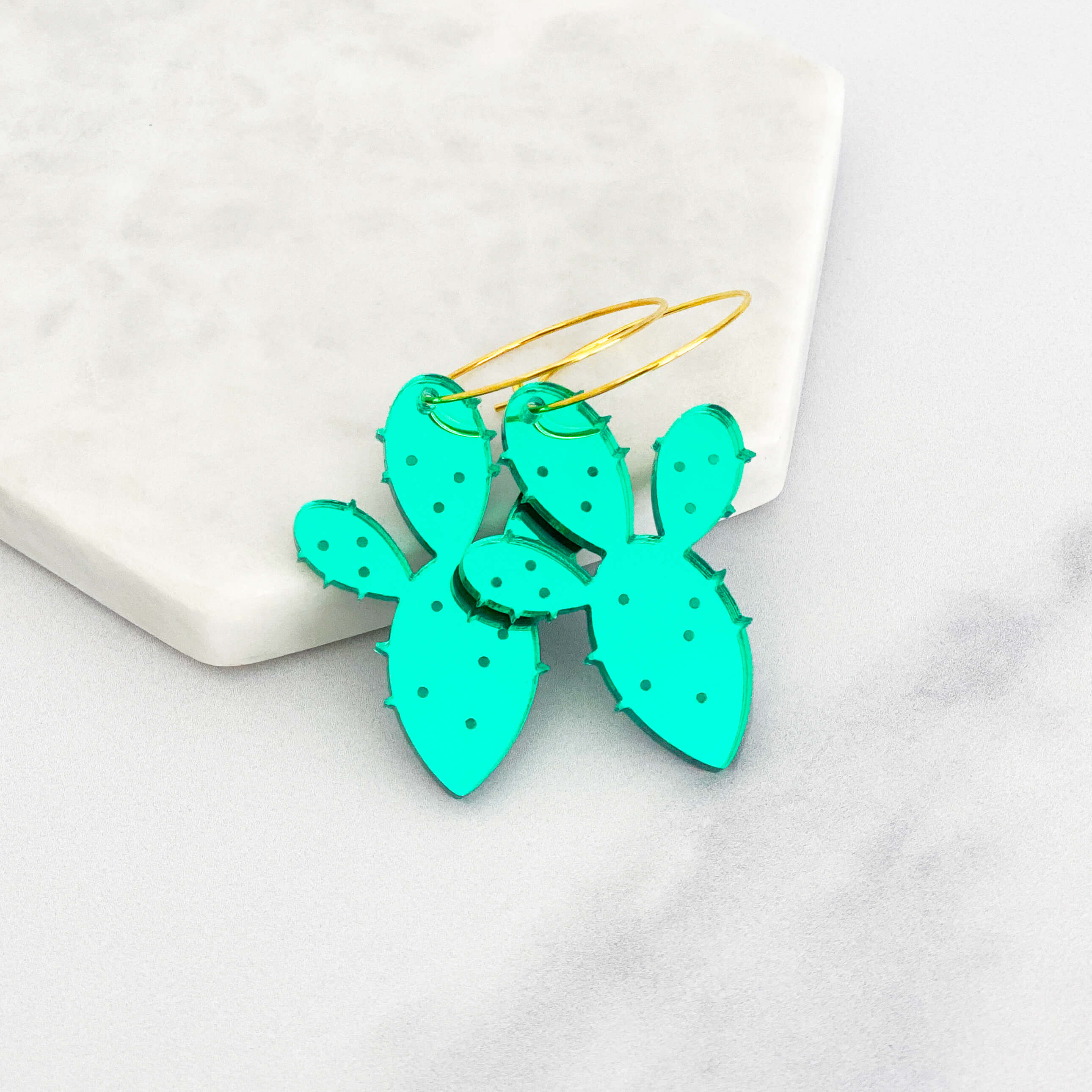 Classic Prickly Pear Hoop Earrings