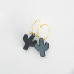 Cactus Mini Hoop Earrings