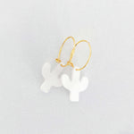 Cactus Mini Hoop Earrings