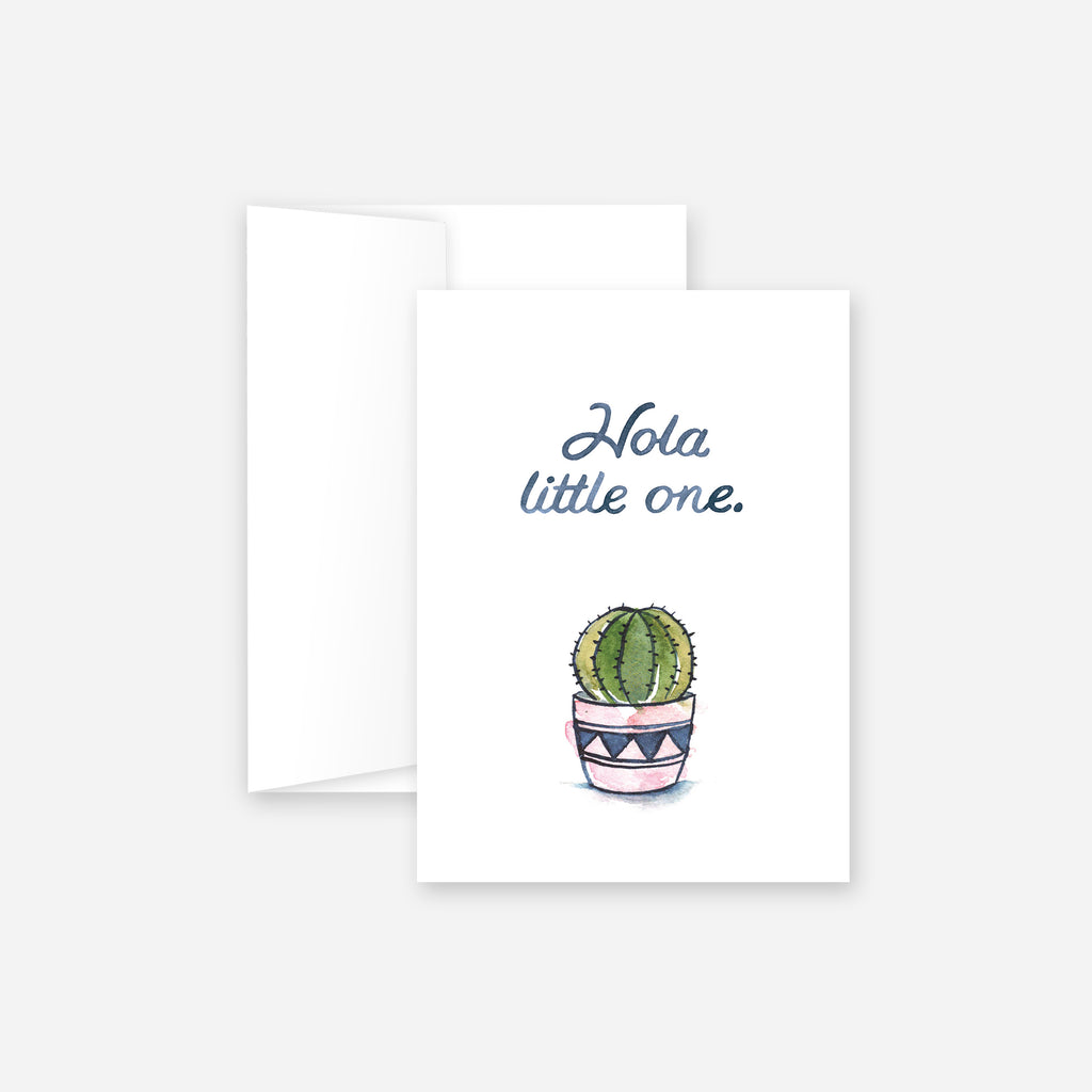 Hola Little One Greeting Card