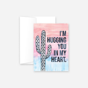 Hug You In My Heart Greeting Card