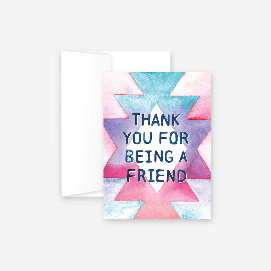 Thank You Friend Greeting Card