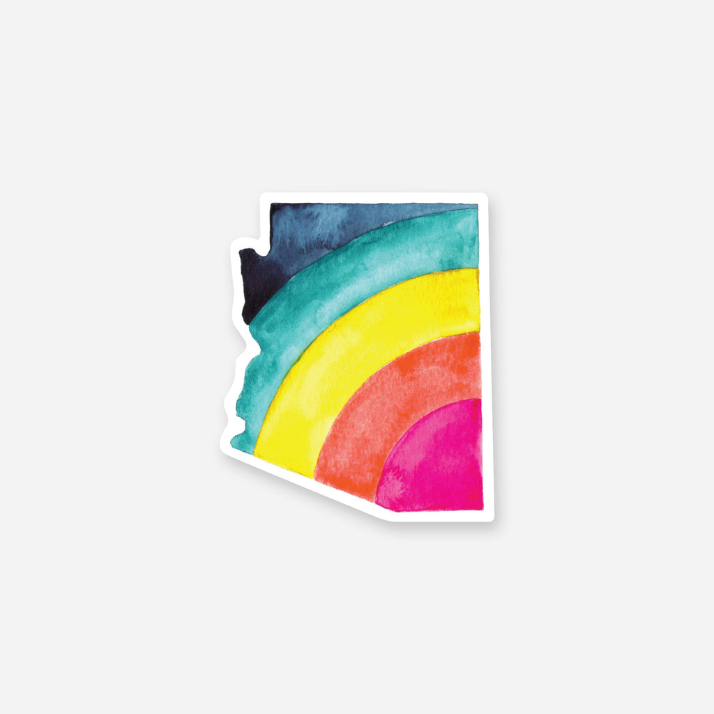 Arizona Rainbow Vinyl Sticker