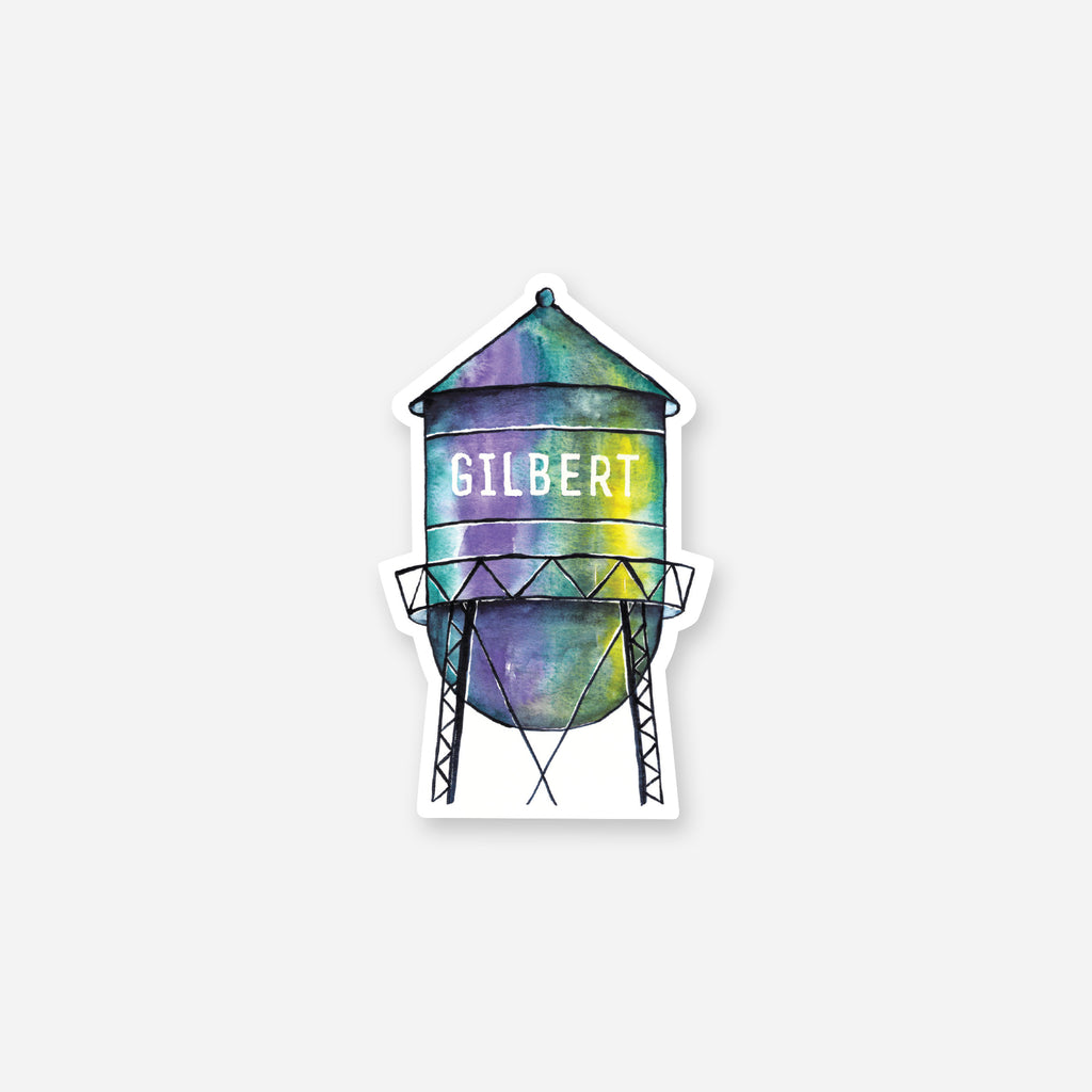 Gilbert Watertower Vinyl Sticker