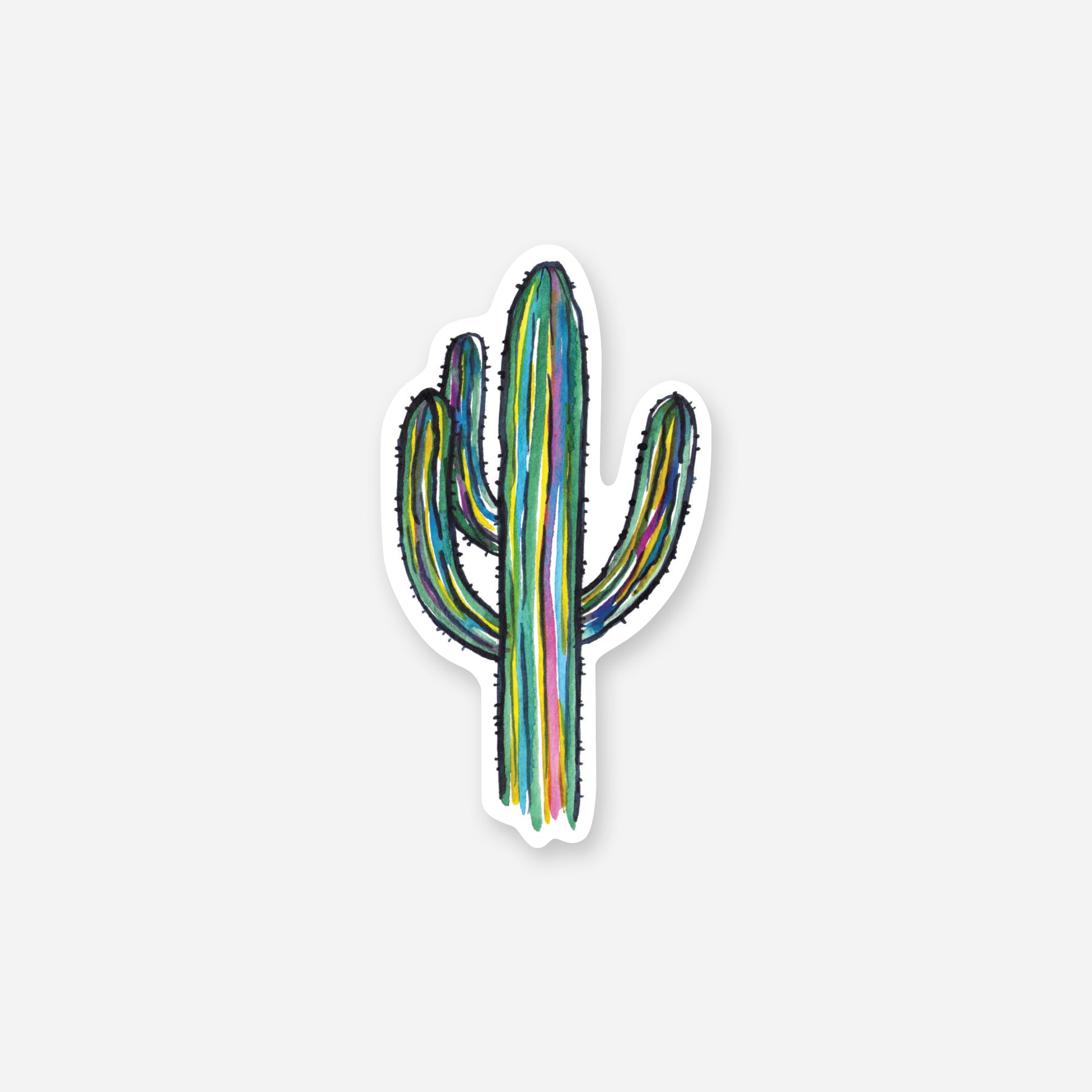 Sketchy Saguaro Vinyl Sticker