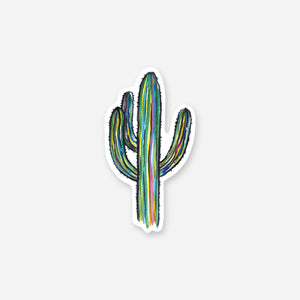 Sketchy Saguaro Vinyl Sticker