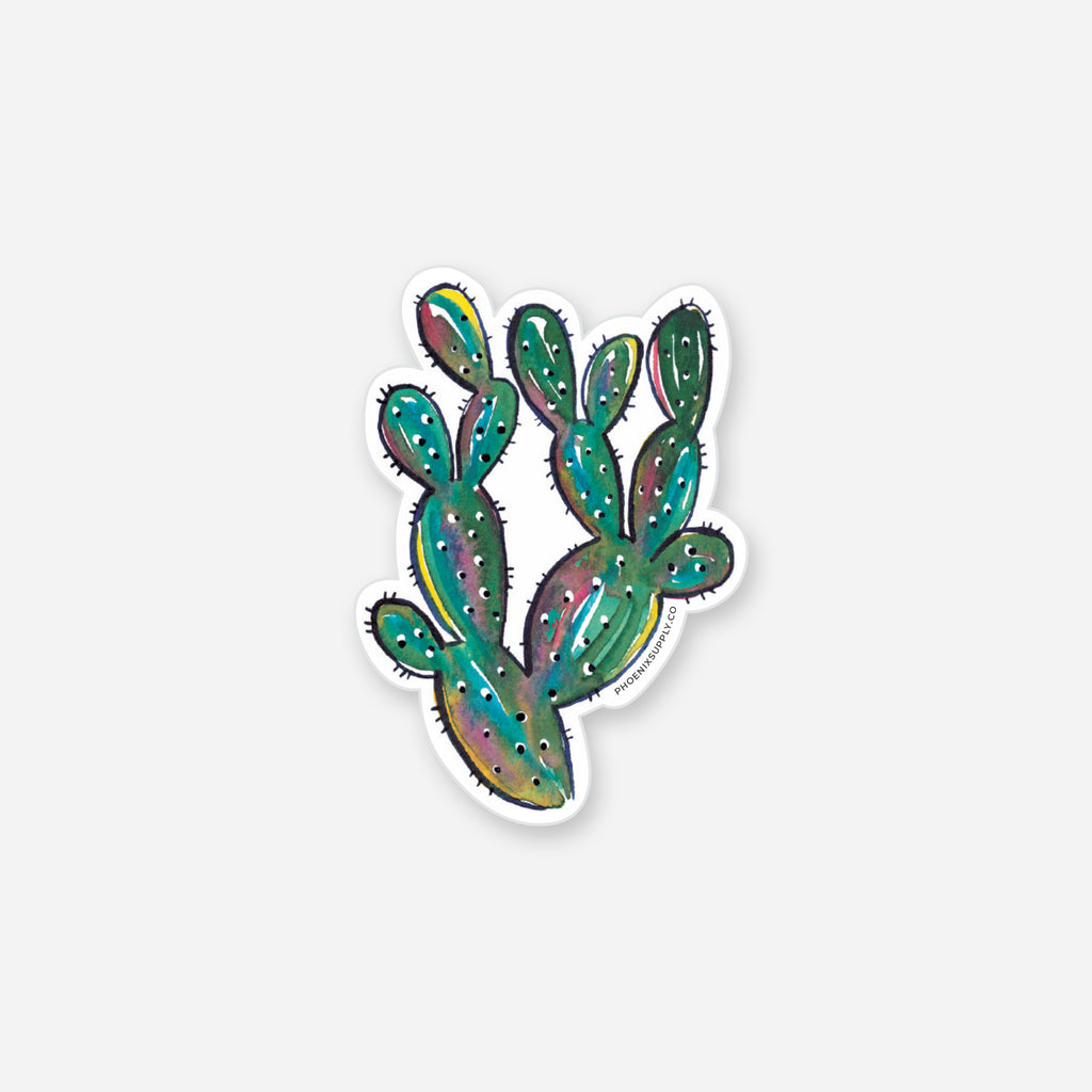 Sketchy Prickly Pear Vinyl Sticker